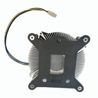 Suministro directo de fábrica CPU disipador de calor ventilador de refrigeración Lga 775 para Intel de bajo ruido