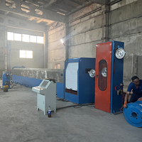 Machine de déroulage de fil en alliage d'aluminium à grande vitesse, entrée 9,5 mm, 13 matrices, 1500 tr/min, avec enrouleur de 800 fils