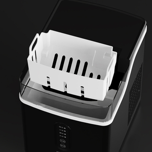 RANBEM Countertop Cube <strong>Ice</strong> <strong>Maker</strong> Machine 120W 15kg/Day Fast <strong>Ice</strong> Making 6 Mins Cycle Portable Compact Household ABS Plastic - Product Image 3