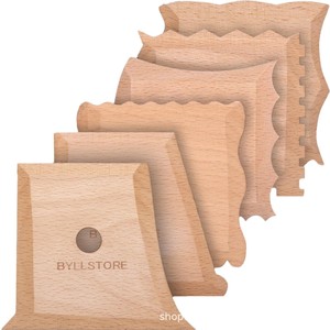 Byllstore Ensemble d'outils de sculpture en bois pour la poterie et la fabrication artisanale, avec formes et tailles variées - Product Image 1