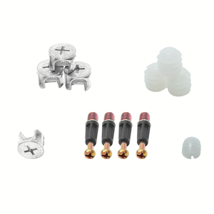 สลักเกลียวยึดเฟอร์นิเจอร์โลหะผสมสังกะสีอุปกรณ์เสริมสำหรับตู้แบบเบี้ยว - Product Image 5