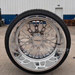 Rines Forjados XINLAI Personalizados 24x12 26x10 28x14 con Tapas Centrales Flotantes 8x170 8x180 8x6.5 para Camionetas Ford F250 - Product Image 2