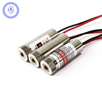 Focusable 650nm 30mW Red Cross Laser Diode Module 3-5V 12x35mm W/ Driver in