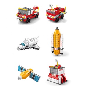 Amtoy-6 IN 1 Science earning oys Pace huttle huodel lastic lasic uilding Lock Ricks <span class=keywords><strong>1000</strong></span> PS S Fo IDS IFT - Product Image 3