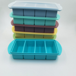 Tái Sử Dụng Thân Thiện Với Môi Lớn <span class=keywords><strong>Silicone</strong></span> Tủ Đông Khay Với Nắp Tủ Đông Thực Phẩm Khuôn Mẫu Và <span class=keywords><strong>Ice</strong></span> <span class=keywords><strong>Cube</strong></span> <span class=keywords><strong>Container</strong></span> Tủ Đông <span class=keywords><strong>Container</strong></span> - Product Image 1
