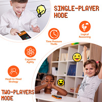 Décodeur électronique intelligent en plastique : Plus de 10 000 casse-têtes, jeu de déchiffrage de codes, jeu de puzzle multijoueur, jouet éducatif portable pour enfants