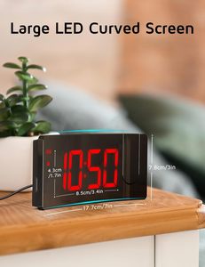 Reloj <span class=keywords><strong>Despertador</strong></span> Digital con 3 Niveles de Brillo, Pantalla LED Clara, Cargador USB, Volumen <span class=keywords><strong>Progresivo</strong></span>, Función de Repetición de 9 Minutos, Formato 12/24H - Product Image 2