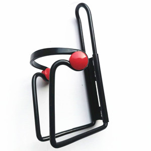 Support de Bouteille d'Eau en Alliage d'Aluminium Double Perle Noir Rouge, Support de Gobelet Double pour Vélo, Accessoire de Cyclisme - Product Image 1