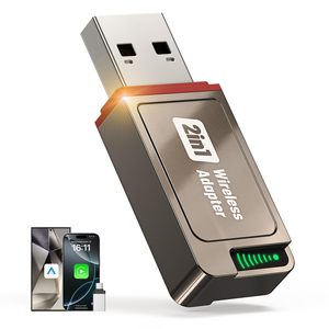 Adaptateur CarPlay sans fil Fuallwin Fast Auto Connect Mini USB pour véhicules Android et Apple - Product Image 1