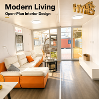 Casa Contenedor de Acero Móvil de Lujo Moderna, Expandible de 2-4 Dormitorios, 40FT 20FT, Impermeable, Resistente al Viento, Apartamento Portátil