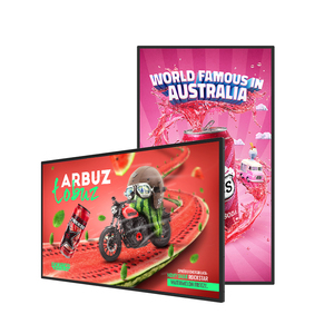 Prix d'usine lunette ultra étroite et mince montage mural Restaurant TV 32 pouces panneau de <span class=keywords><strong>menu</strong></span> intérieur écran d'affichage publicitaire - Product Image 1