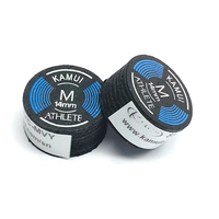 Embouts de queue de billard Kamui Tips ATHLETE noirs 14 mm d'origine japonaise, embouts de queue de billard, accessoires de billard et de snooker