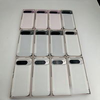 Smartphone 5G 9PRO 9PROXL 9A avec écran OLED 6,1 pouces 120Hz FHD, reconnaissance faciale et double caméra en noir et rose