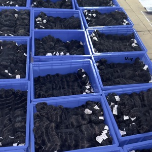 ผมกัมพูชาแบบเป็นมัด ไม่ผ่านการแปรรูป จากผู้ขายยอดนิยม ผมแท้ของอินเดีย ผมเวอร์จินแท้จากเวียดนาม แบบเป็นมัด จัดเรียงเกล็ดผม - Product Image 1