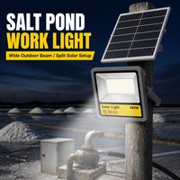 Lampu Sorot LED Tenaga Surya 120 Derajat Sudut Lebar 5000K Tahan Air IP66 dengan Sensor Gerak untuk Gerbang, Teras, Jalan Masuk, dan Pintu Masuk