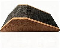 CHENGMO SPORTS NOUVEAU Lot de 2 blocs de squat portables en liège, antidérapants, pour talon surélevé, planche inclinée, rampe d'étirement des mollets pour haltérophilie