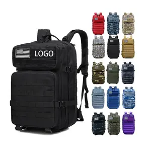 Custom Oem Free Shipping Black Outdoor Waterproof Us Hunting Camping Mochilas Tacticad Tactical Backpack Bags