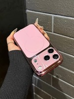 Coque de téléphone de luxe à chargement magnétique sans fil par électroplaqué, transformable, pour iPhone 12 13 14 15 16 17 18 Pro Max