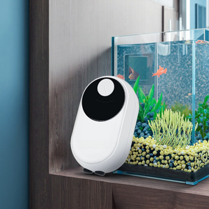 Thiết kế mới chất lượng tốt 30dB im lặng 2W 4W 8W 12W thấp ồn ào có thể điều chỉnh 4 đầu ra lớn máy bơm không khí nước hồ cá - Product Image 1