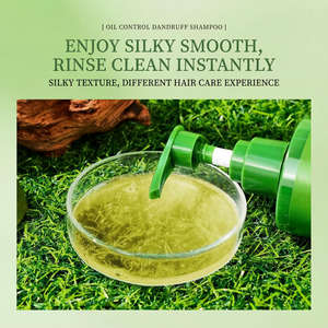 Shampoo antipelliculaire en gros, contrôle du sébum, biologique, naturel, perte de cheveux, marque privée, sans sulfate, shampooing nettoyant en profondeur, OEM ODM - Product Image 2