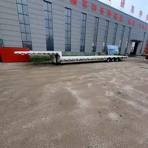 Camión de Cama Baja para Transporte de Excavadoras, Semirremolque con Rampa Hidráulica, Múltiples Ejes (3, 4, 5), 40, 60, 80, 120, 100 Toneladas, en Venta - Product Image 6