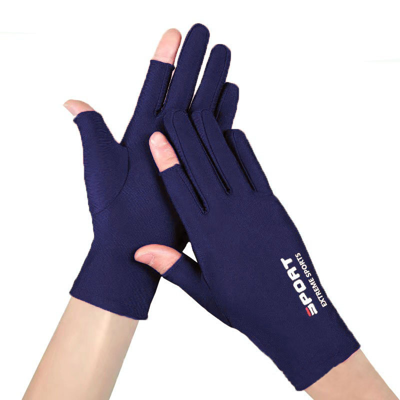 Estilo deportivo para hombre, con dos dedos al aire [azul marino].