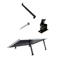 Support mural télescopique en aluminium anodisé SOEASY pour panneau solaire, résistant au vent (60 m/s) et à la neige (1 KN)