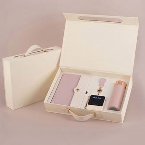Coffrets cadeaux promotionnels Maxfree en cuir PU de luxe avec impression UV - Carnets, gobelets et parapluies personnalisables - Product Image 5