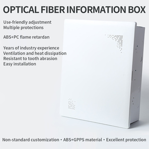 FTTH Home Information Box <b>Plastic</b> Steel Multimedia Enclosure <b>Wall</b> Flush Mount Customizable Wiring Distribution <b>Panel</b> POE IP30 - Product Image 5
