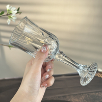Offre Spéciale Verres à Vin Classiques Vintage en Cristal, Coupes pour Mariages et Banquets, Gobelets pour Vin Rouge