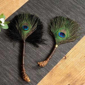 <span class=keywords><strong>Plumeau</strong></span> de nettoyage ménager polyvalent avec plumes de paon et d'autruche Vente en gros - Product Image 2