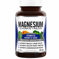 Capsules de glycinate de magnésium végétaliennes à marque privée OEM / Complément de glycinate de magnésium / Comprimés de glycinate de magnésium
