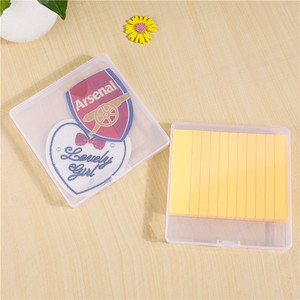 Square Transparent Plastic <b>Box</b> 10.6x10.6x1.8cm <b>With</b> <b>Lid</b> For Jewelry Gift Storage Packaging - Product Image 2