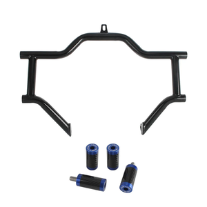 Barre de protection du moteur avant pour Harley <span class=keywords><strong>CVO</strong></span> Street Glide 2010~2023, glissières Delrin, tube de 114 mm de diamètre, ne convient pas aux modèles Road Glide - Product Image 1