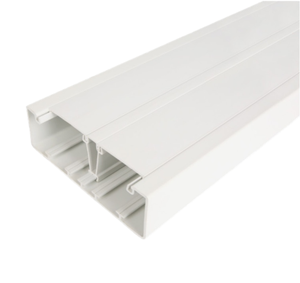 高品質の頑丈な二重チャンネル耐熱PVCケーブルダクト（屋内/屋外用） - Product Image 1