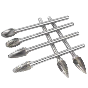 Tập tin quay cacbua vonfram để mài đánh bóng đôi & đơn cắt dài mũi khoan cacbua - Product Image 4