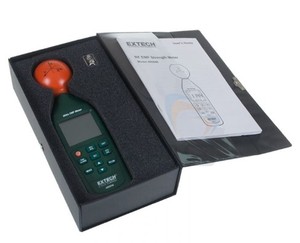 เครื่องวัดสนามแม่เหล็กไฟฟ้า Extech 480846 RF EMF Meter 8GHz แบบสามแกน สำหรับตรวจจับสถานีฐาน Wi-Fi พร้อมแบตเตอรี่ในตัว - Product Image 2