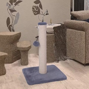 Grote verticale kattenkrabpaal met dikke sisal touw omwikkelde kolom, stevige behuizing, interactief speeltje voor actieve katten, kartonnen verpakking - Product Image 3