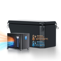 ICEGALAX 1HP eau froide plongeante refroidisseur intelligent WIFI contrôle bain de glace refroidisseur Machine refroidie à l'eau avec générateur d'ozone
