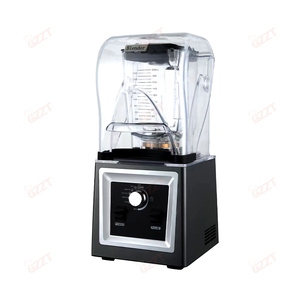 Blender commercial 2L avec couvercle insonorisé, mixeur insonorisé, blender à jus avec réduction du bruit, multi-usages, pour <span class=keywords><strong>soupe</strong></span>, <span class=keywords><strong>smoothie</strong></span> - Product Image 1