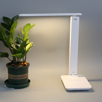 Lampe de table LED à intensité variable, pliable, rechargeable, blanc chaud et froid, pour chambre à coucher