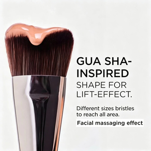 แปรงรองพื้น Gua Sha Arc Liquid Foundation Brush ขนแปรงแน่น ใช้งานง่าย ปัดเนียนไร้รอยต่อ สำหรับทาเครื่องสำอางบนใบหน้า - Product Image 2