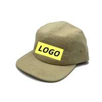 Gorras de Lona Personalizadas al por Mayor para Adultos, Ajustables, de 5 Paneles, con Estilo Deportivo Dobby y Serigrafía