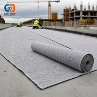 Bâche imperméable en bentonite, membrane géosynthétique en argile de haute qualité, auto-scellante, faible perméabilité pour le drainage des barrages en extérieur