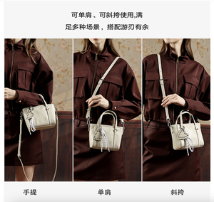 AndoBag - Bolso de Mano de Cuero Vacuno Genuino, Nuevo, Tipo Bandolera, para Mujer, para el Trabajo Diario - Product Image 2