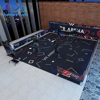 Simulador de Realidad Virtual de Espacio Grande con Desplazamiento Libre para 4/6/8/10 Personas Juego Multijugador de Disparos con Pistola Arena de Arcade VR
