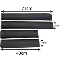 Planche de surf voiture toit porte-bagages universel pour voiture SUP Kayak planche doux enveloppement toit porte-bagages Rax Pad avec sangles réglables