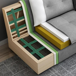 Hongyi nhà máy bán buôn đàn hồi cao PP vải màu xanh lá cây và màu đen sofa vải đồ nội thất Dây đai sofa dây đai đàn hồi - Product Image 6