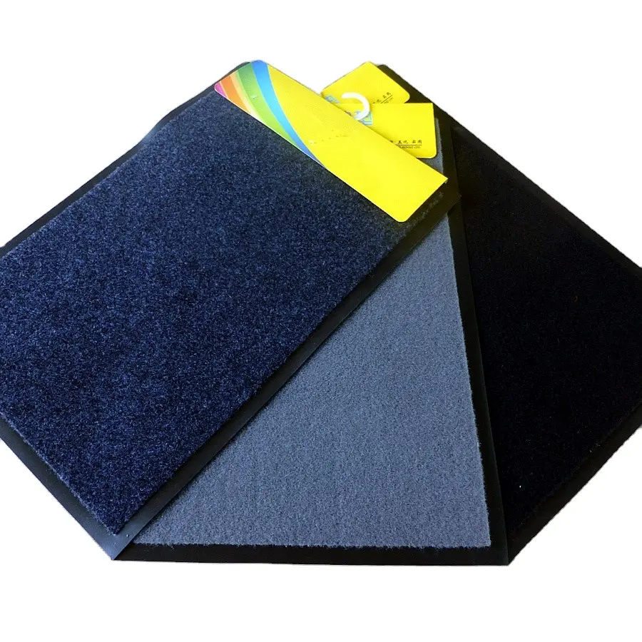 YIJIA Brand Factory liefert direkt Plain Velours Eingangstür matte Für alle Arten von Oberflächen