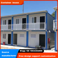Ready Ship Maison pliable anti-sismique en acier léger Entrepôt de maison modulaire pour l'extérieur Maison modulaire empilable pour l'extérieur